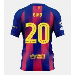 Barcelona Dani Olmo #20 Thuis tenue 2025-26 Korte Mouw